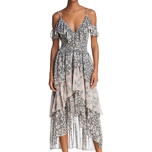 Misa Los Angeles Idalina Tiered Dress - Picture 1 of 3